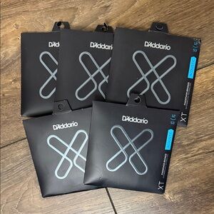 NEW D’Addario XT Acoustic Guitar Strings 12-53 Bundle